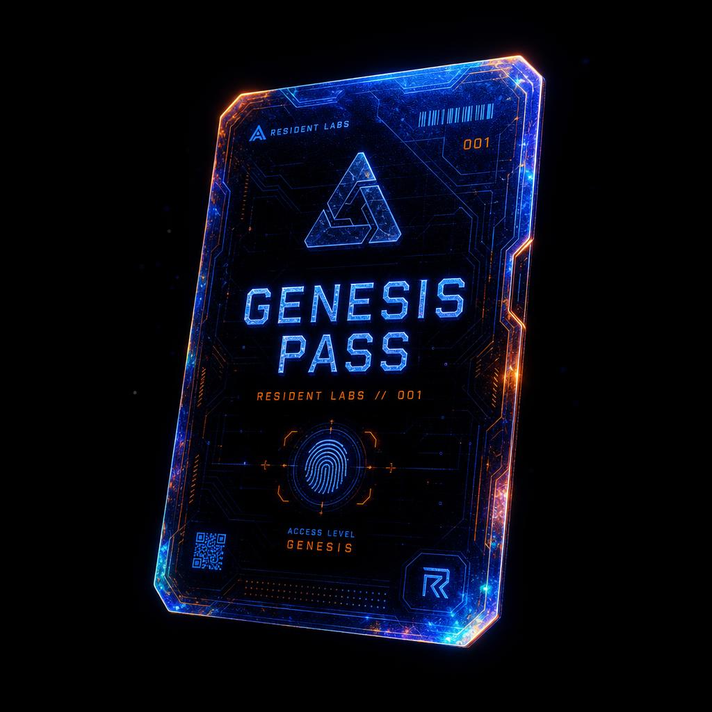Resident Labs GENESIS PASS artwork